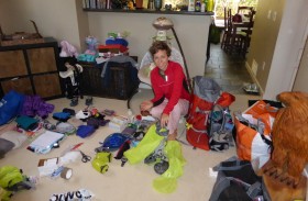 Packing for our RTW adventure