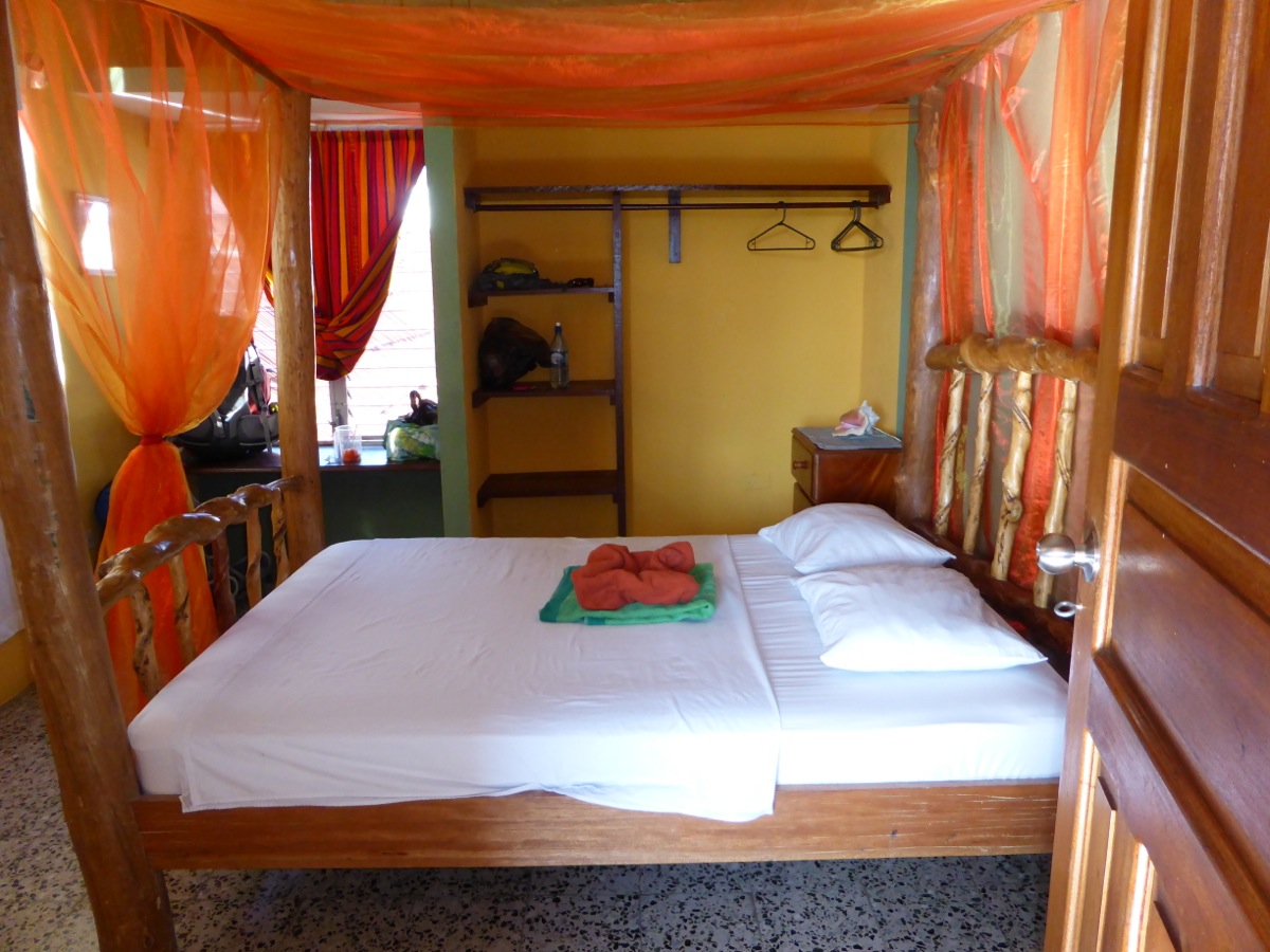 Our private room at Los Amigos Hostel